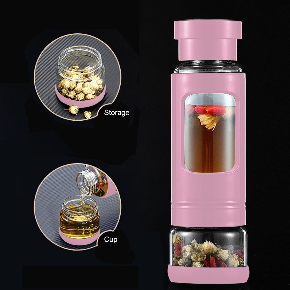 Tea Infuser/Tea Tumbler Water Bottle W/ Stainless Steel Loose Leaf