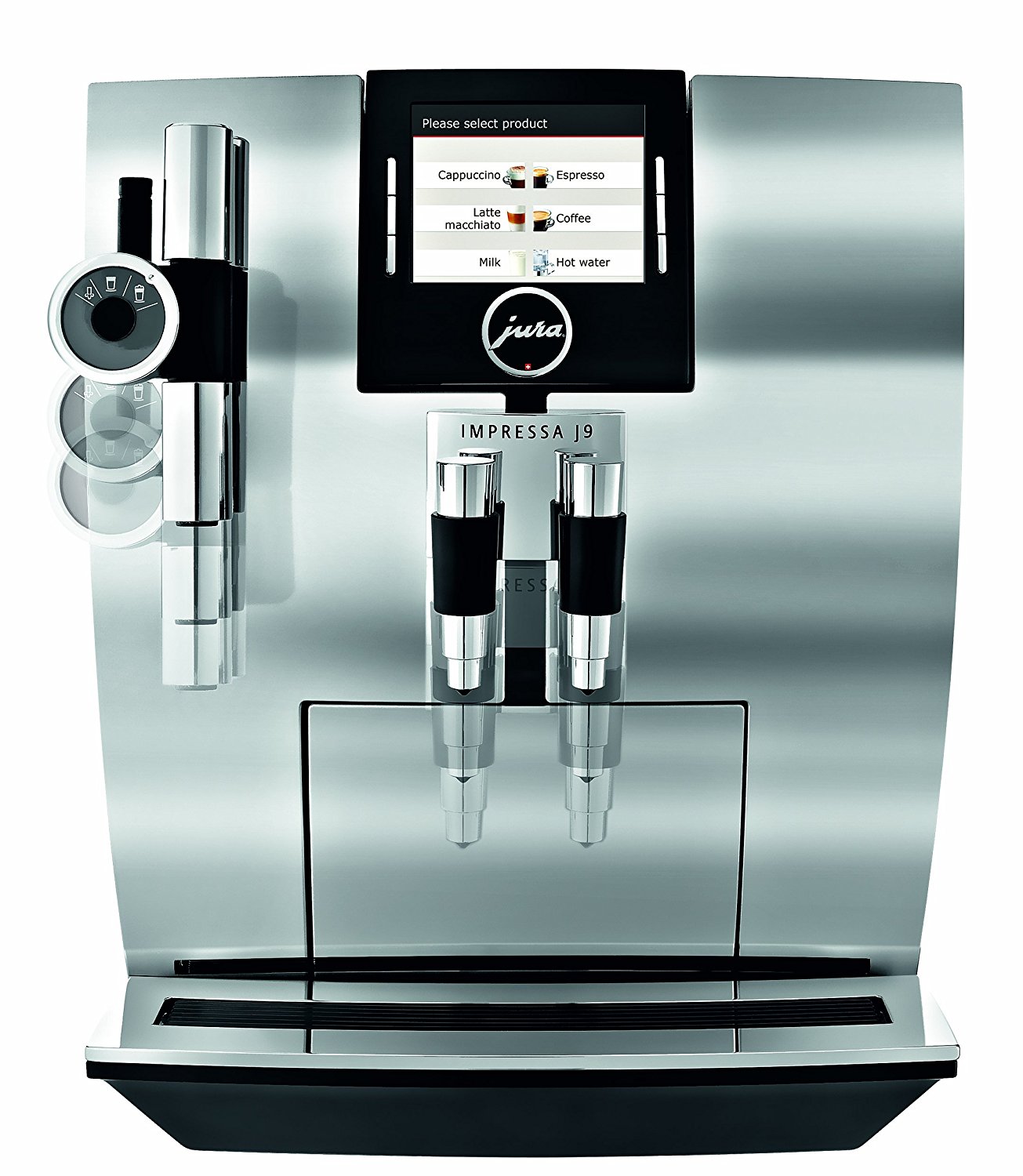 Jura Impressa J9 One Touch TFT Automatic Coffee Center, Chrome N9 free