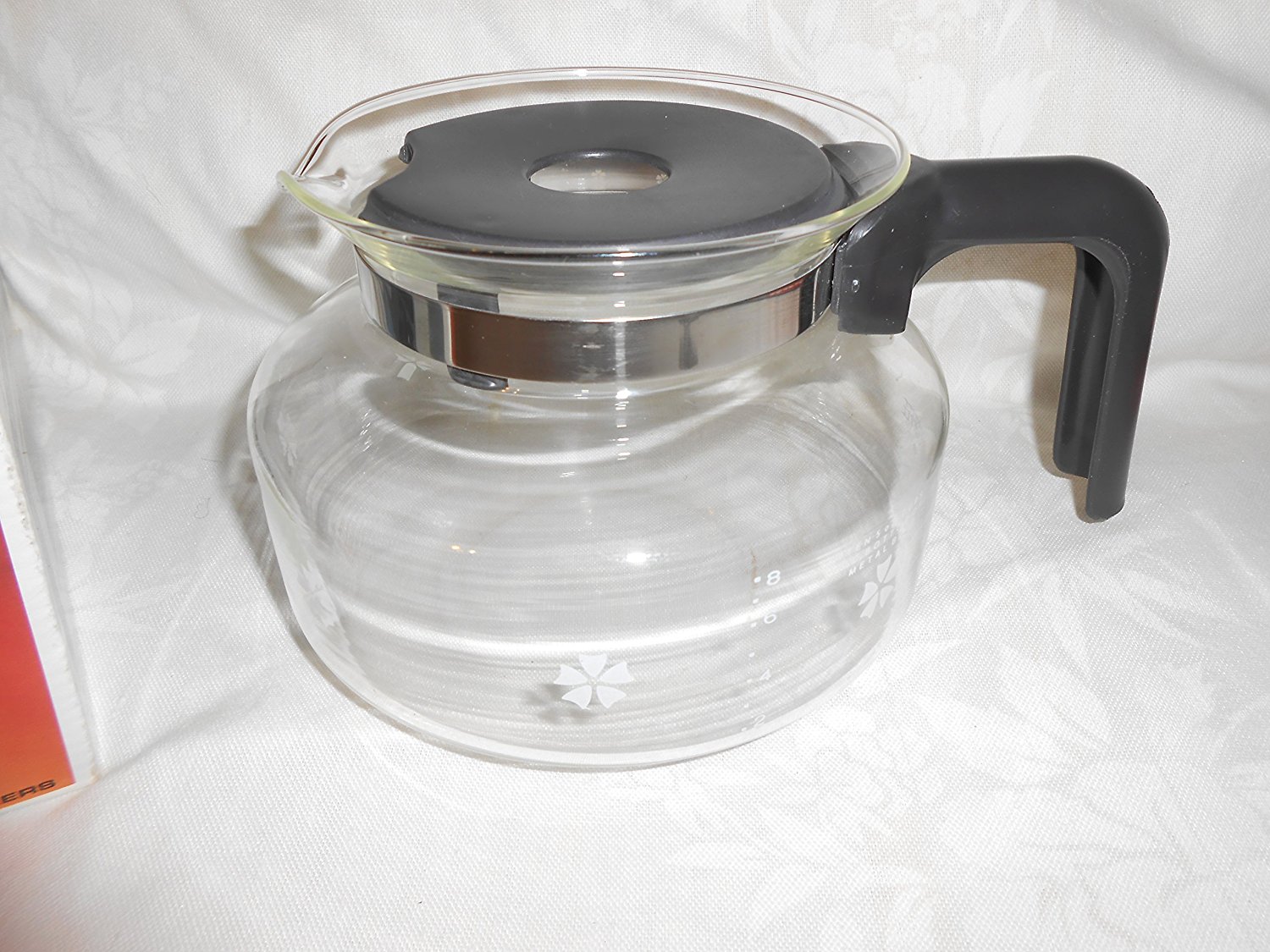 Mr. Coffee 10 Cup Glass Decanter Carafe Model D7 Fits Black & Decker Spacemaker SDC2A, SDC2D