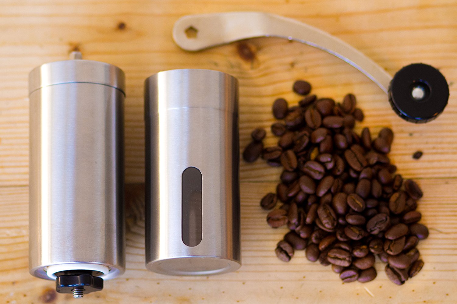 Best Consistent Grind Manual Ceramic Burr Coffee Grinder Stainless