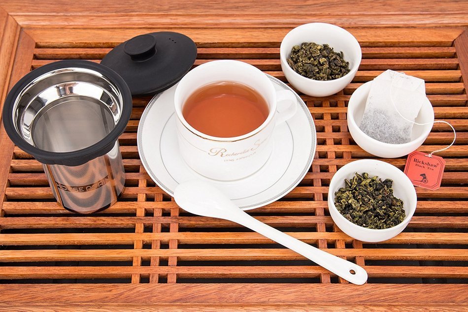 Loose Tea Infuser Filter Extra Fine Mesh Stainless Strainer Steeper