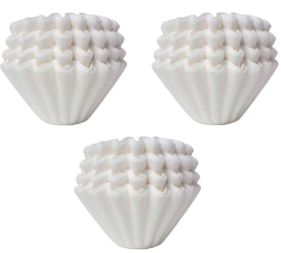 [3 Sets!] Kalita Wave Series Wave Filter 185[24 Persons] White.100