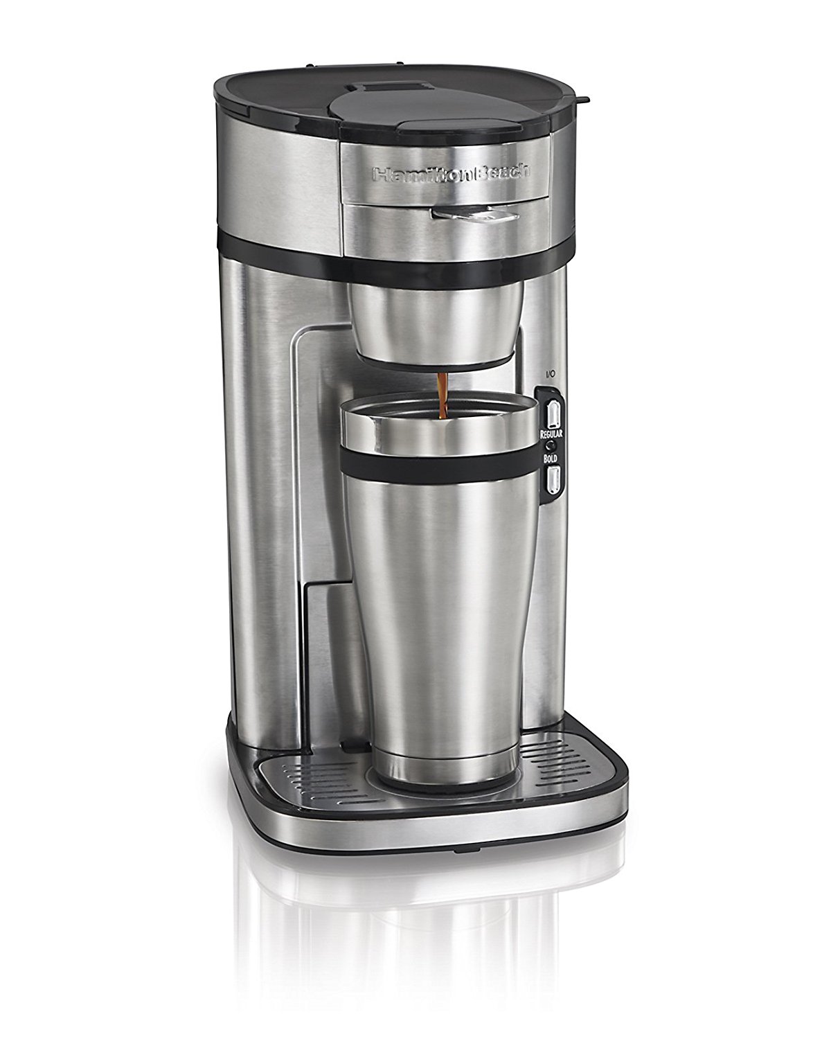 Hamilton Beach 49981A Single Serve Scoop Coffee Maker N8 free image