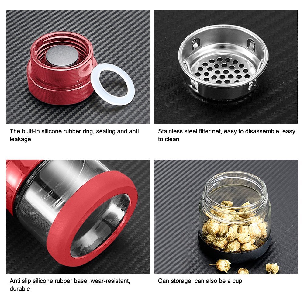 Tea Infuser/Tea Tumbler Water Bottle W/ Stainless Steel Loose Leaf