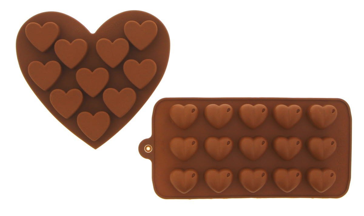 Silicone Chocolate Hard Candy Mold Set Heat Resistant 2 Piece Set 5