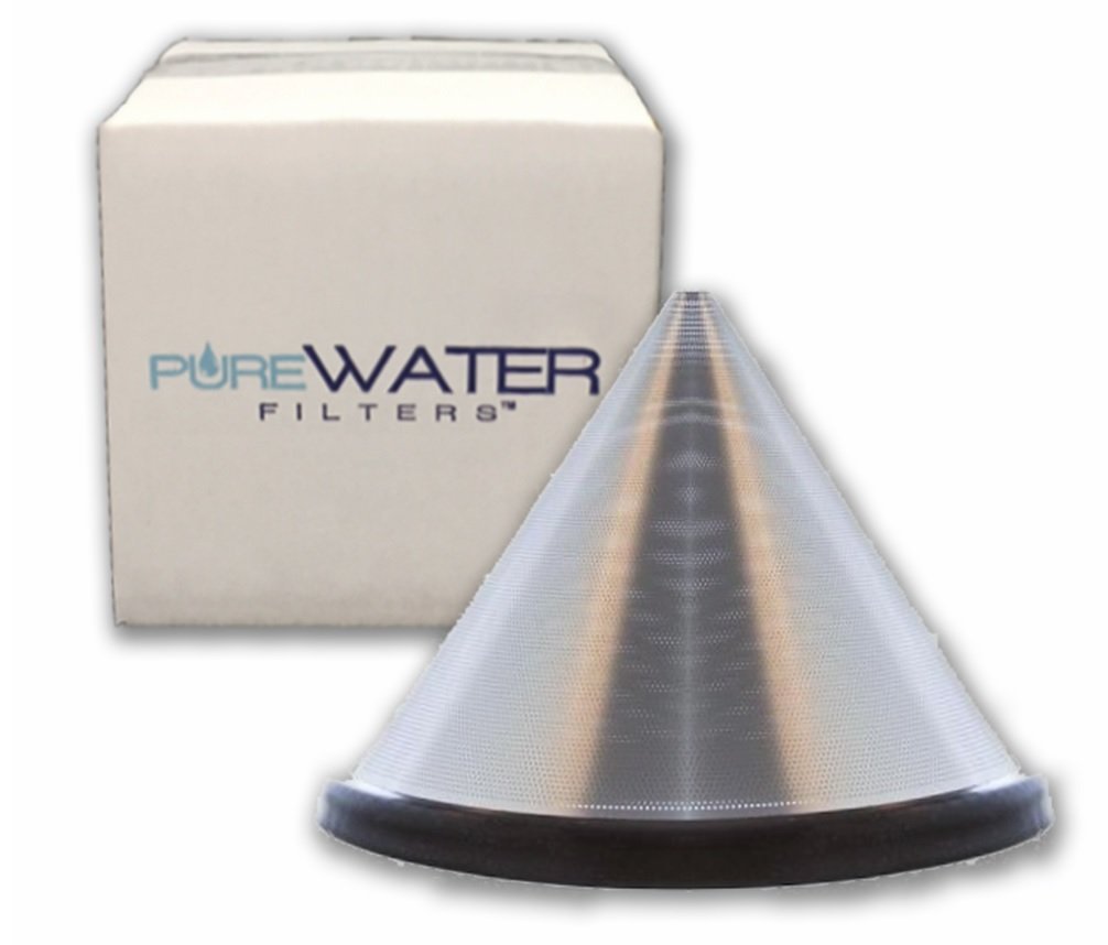 Premium Chemex Stainless Steel Cone Coffee Filter, Fits 6, 8 & 10 Cup