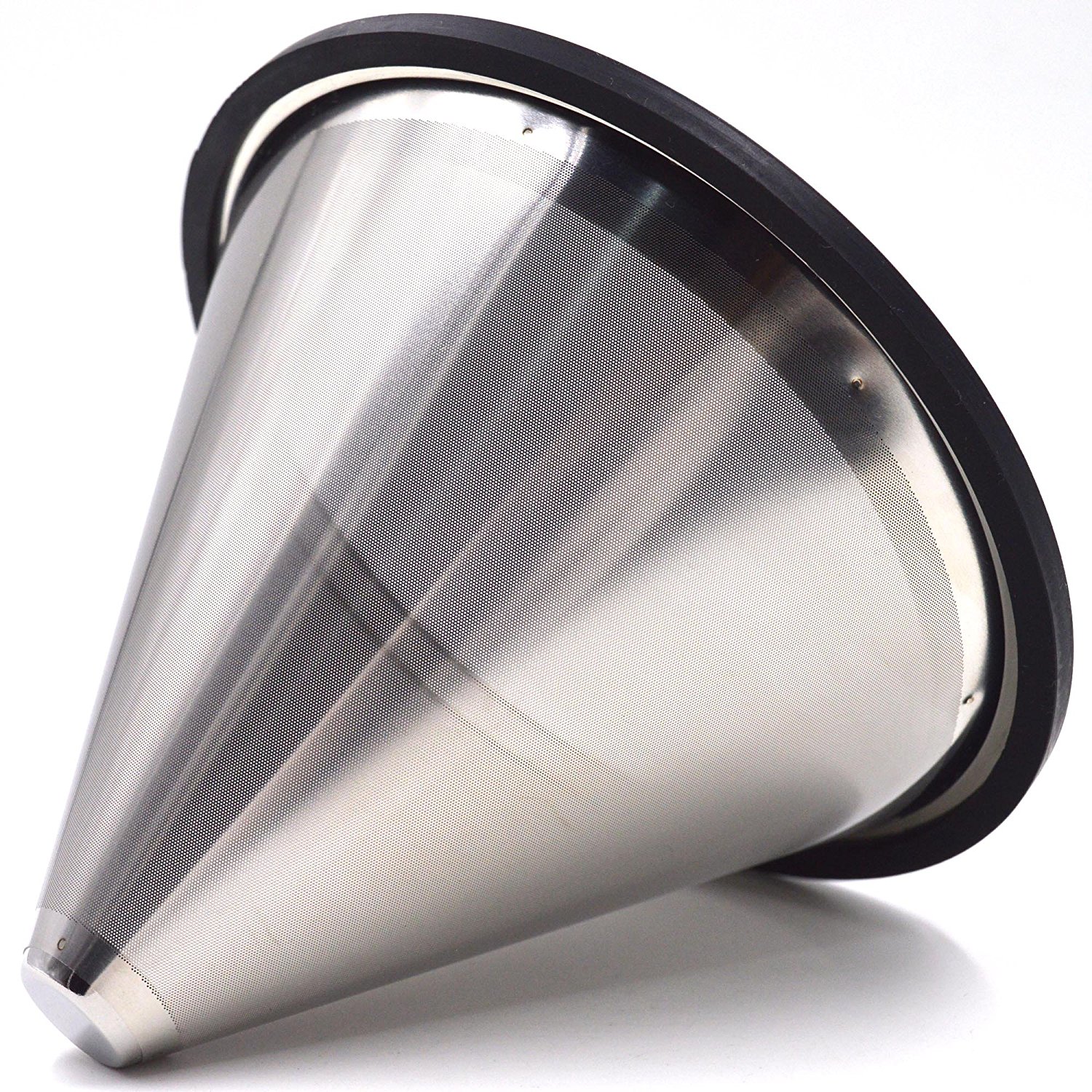 YCHouseware Pour Over Coffee Filter Tiny Holes Stainless Steel Cone