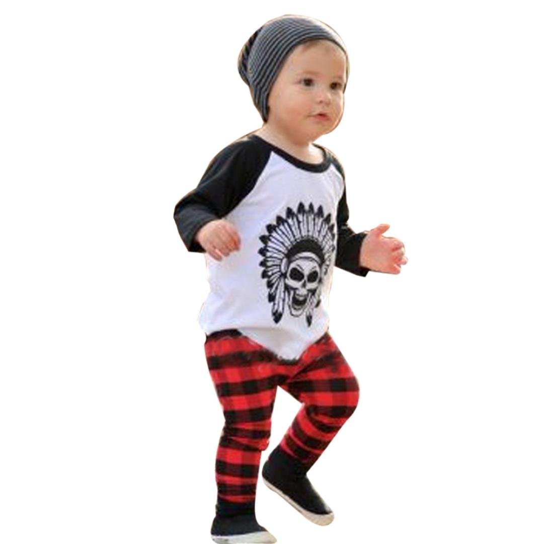 Clothes Set ,BeautyVan 1Set Infant Toddler Baby Boys Printed Tshirt