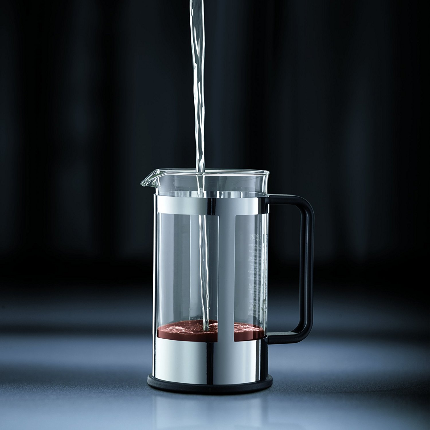 Bodum Kenya 8Cup French Press Coffee Maker, 34Ounce, Stainless Steel