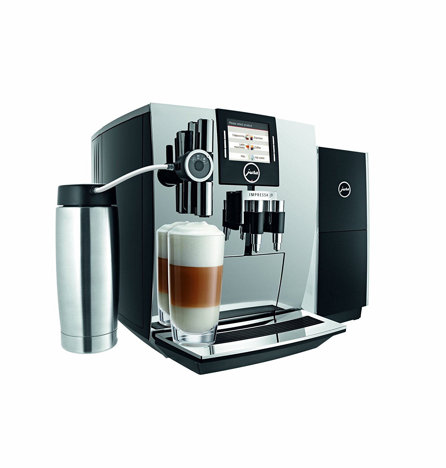 Jura Impressa J9 One Touch TFT Automatic Coffee Center, Chrome N14 free image download