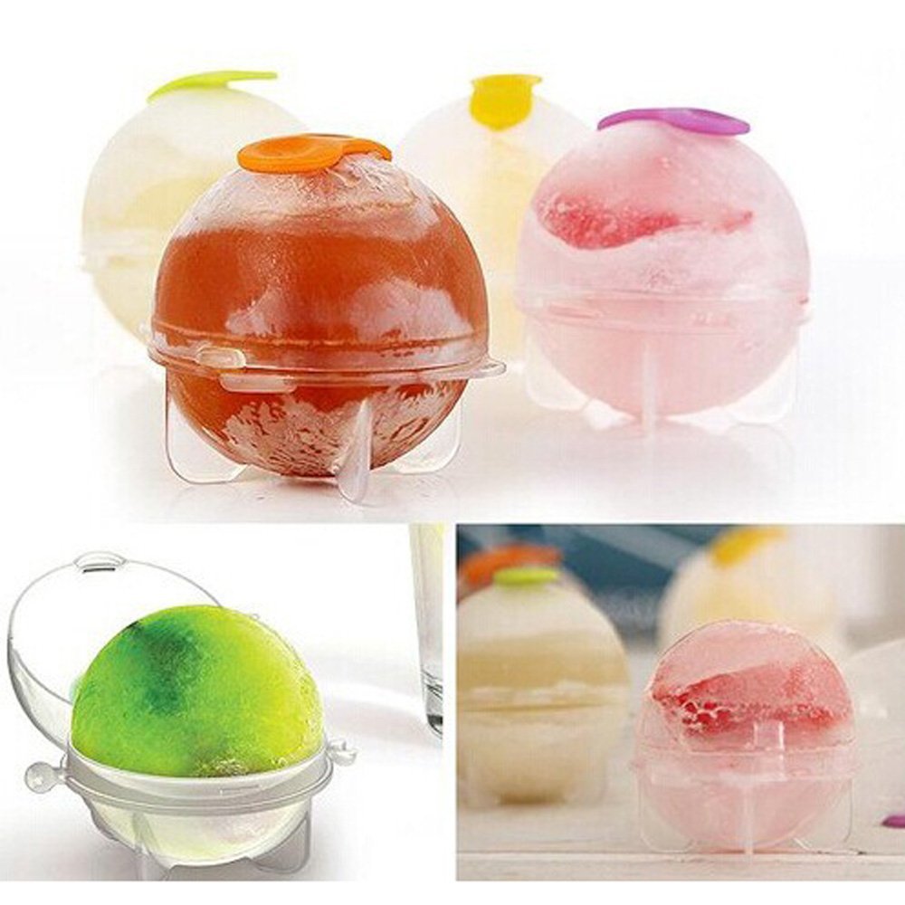 Docooler® 4Pcs Ice Ball Maker Ice Cube Mold Set for Cocktails Whiskey