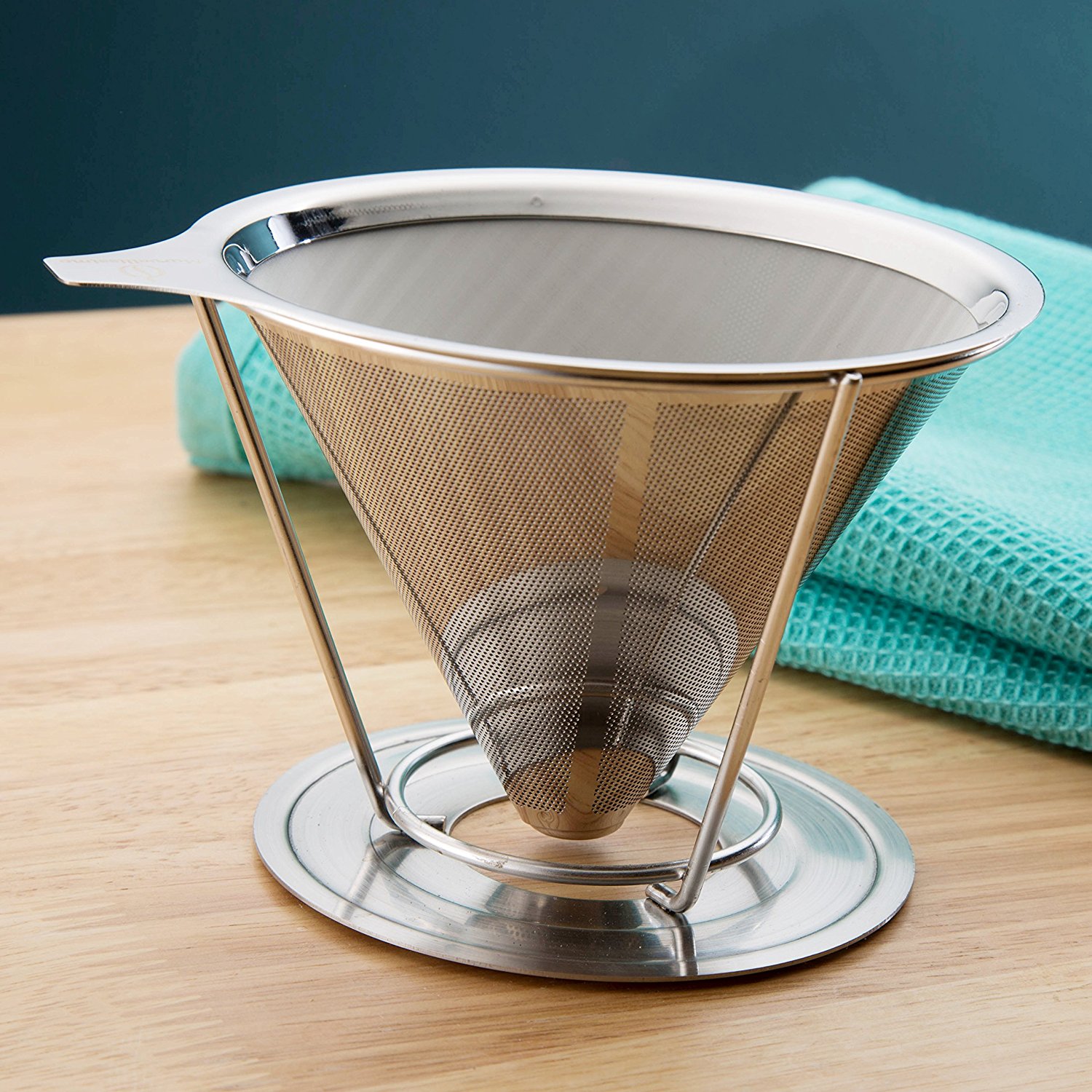 Marvellissimo Stainless Steel Pour Over Coffee Dripper Reusable