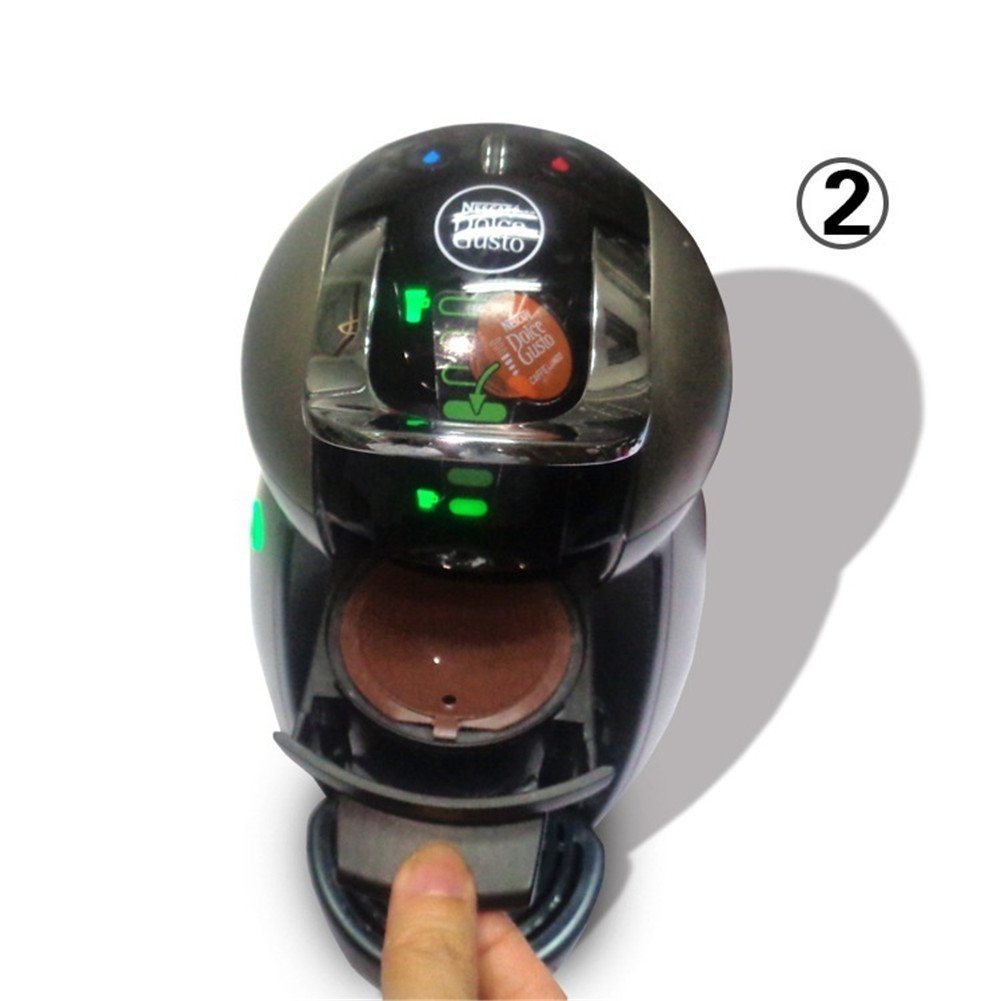 1Pack Brown Reusable Coffee Capsule, EcoFriendly Single Serve Coffee Filter, Compatible with