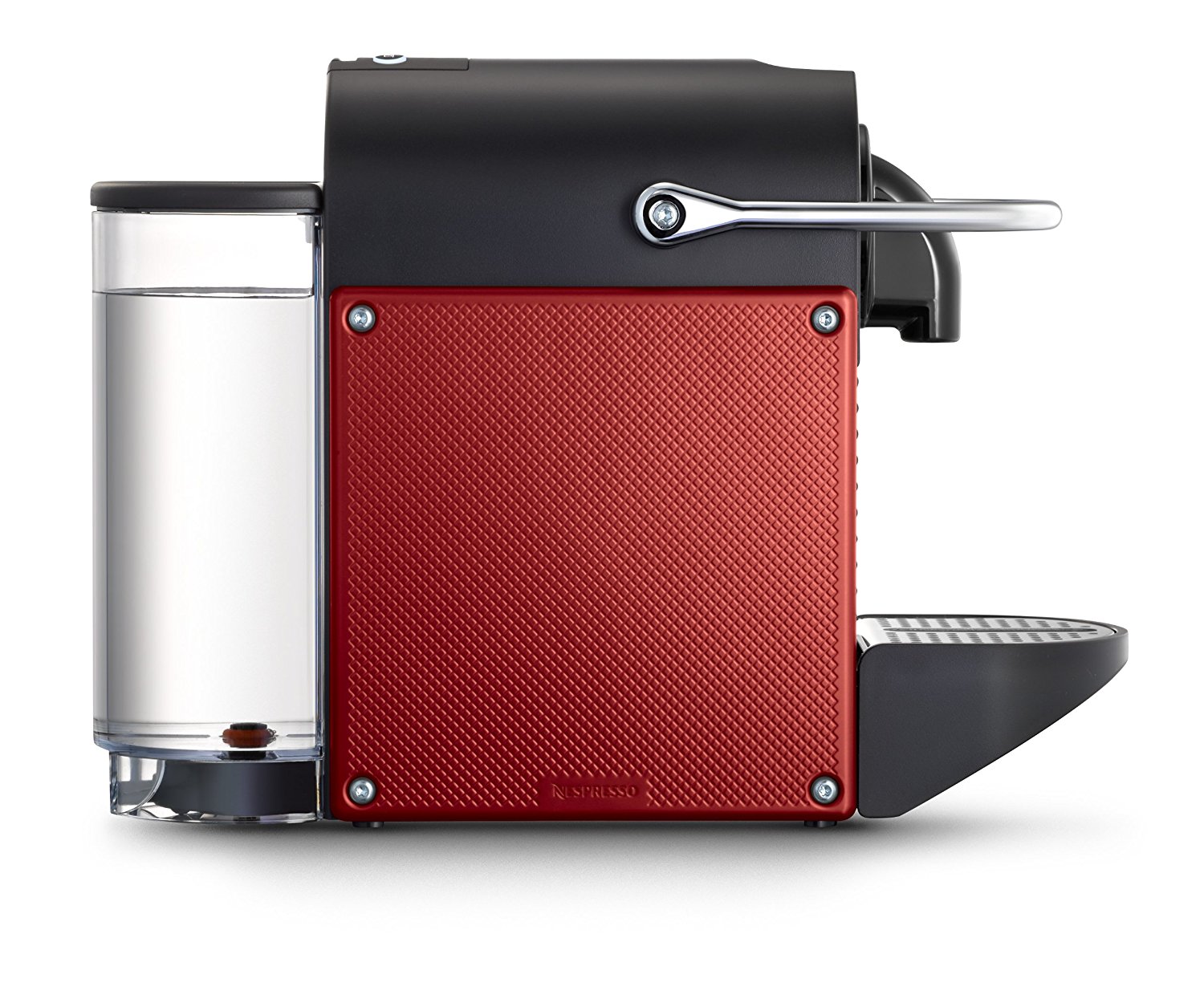 Nespresso D60 Pixie Dark Red Espresso Machine With Aeroccino Plus Milk