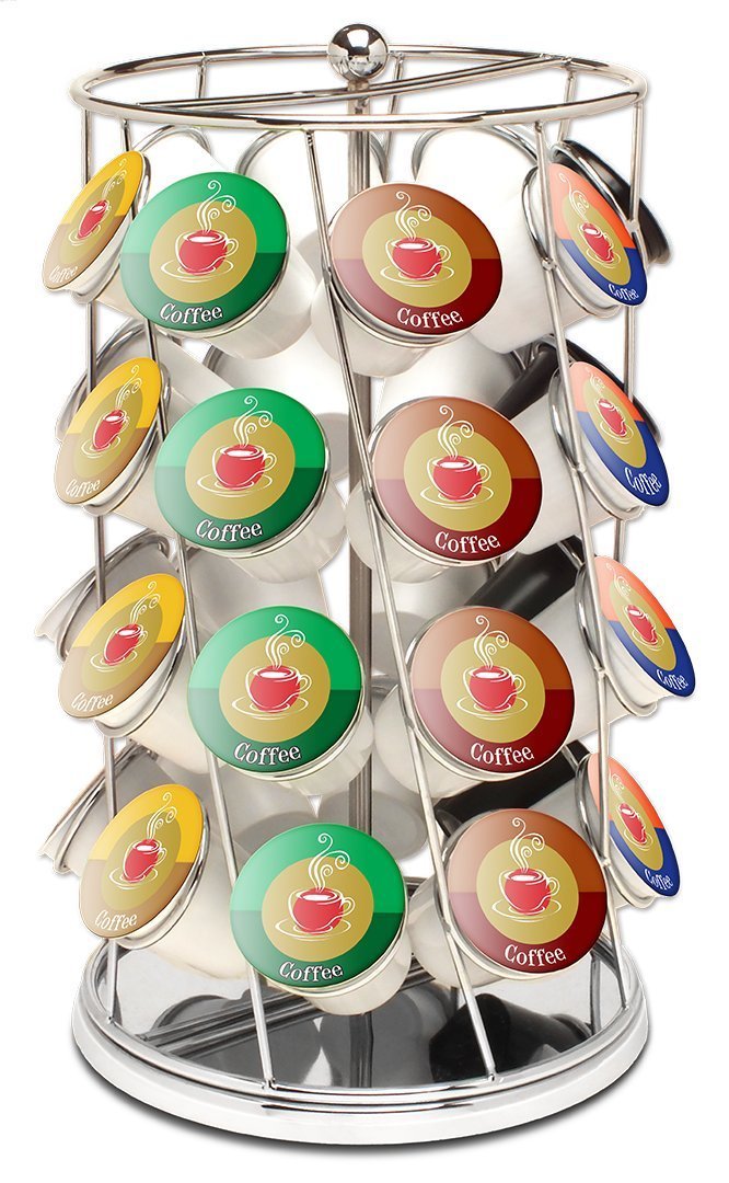 Keurig KCup Carousel Tower for 28 KCups, Chrome free image download