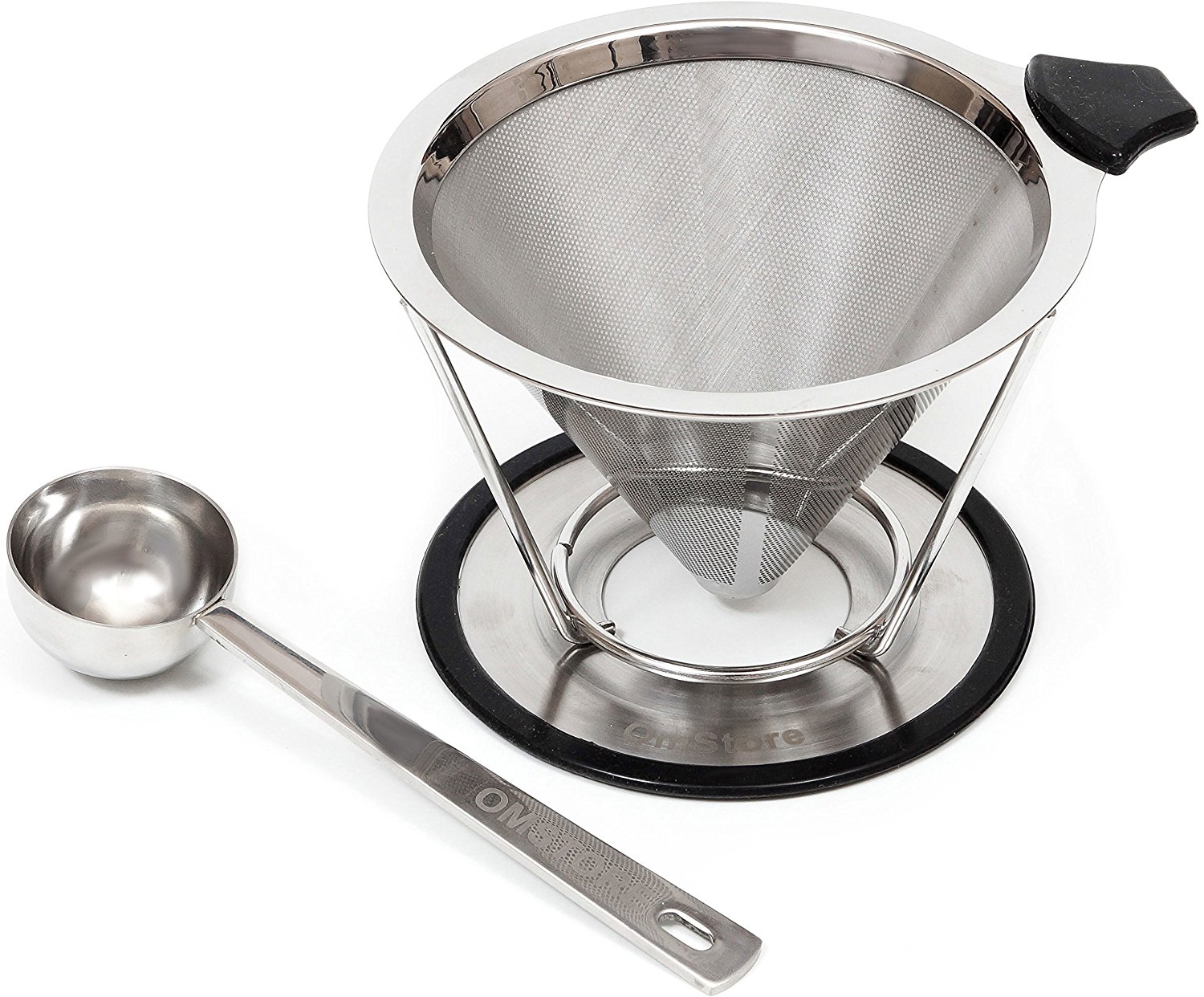 OmStore Premium Pour Over Coffee Dripper and Brewer Reusable Clever Tea