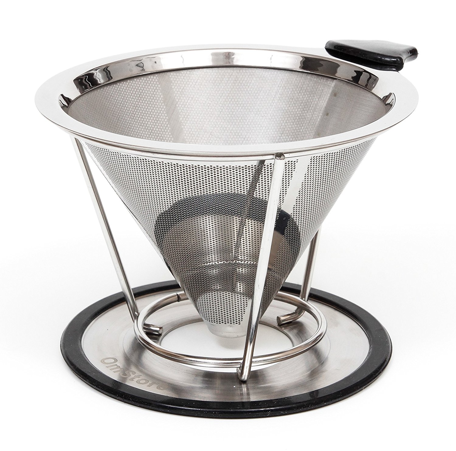 OmStore Premium Pour Over Coffee Dripper and Brewer Reusable Clever Tea