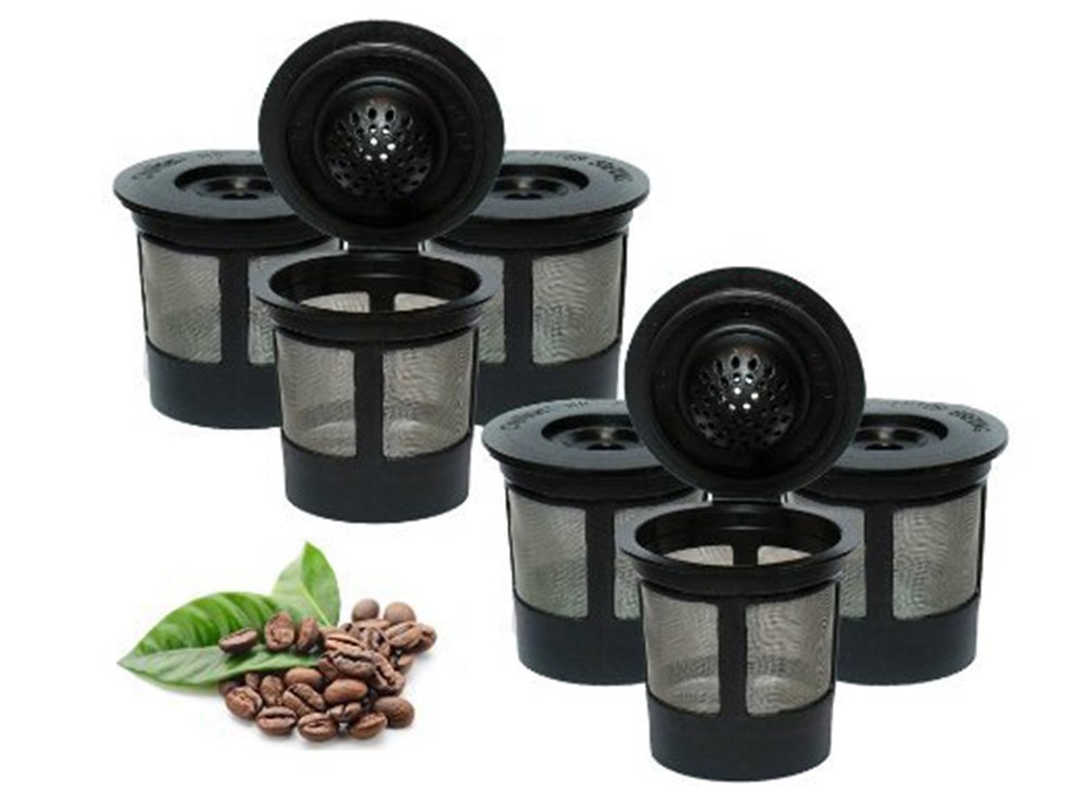 Beauty Clubs 3pcs Refillable Coffee Capsule Cup Reusable Refilling for