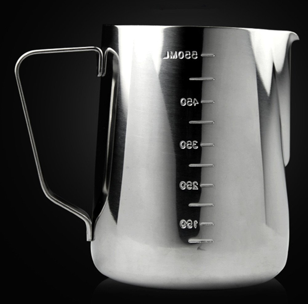 Moyishi 500ml Gauge Stainless Steel Steaming Frothing Pitcher for