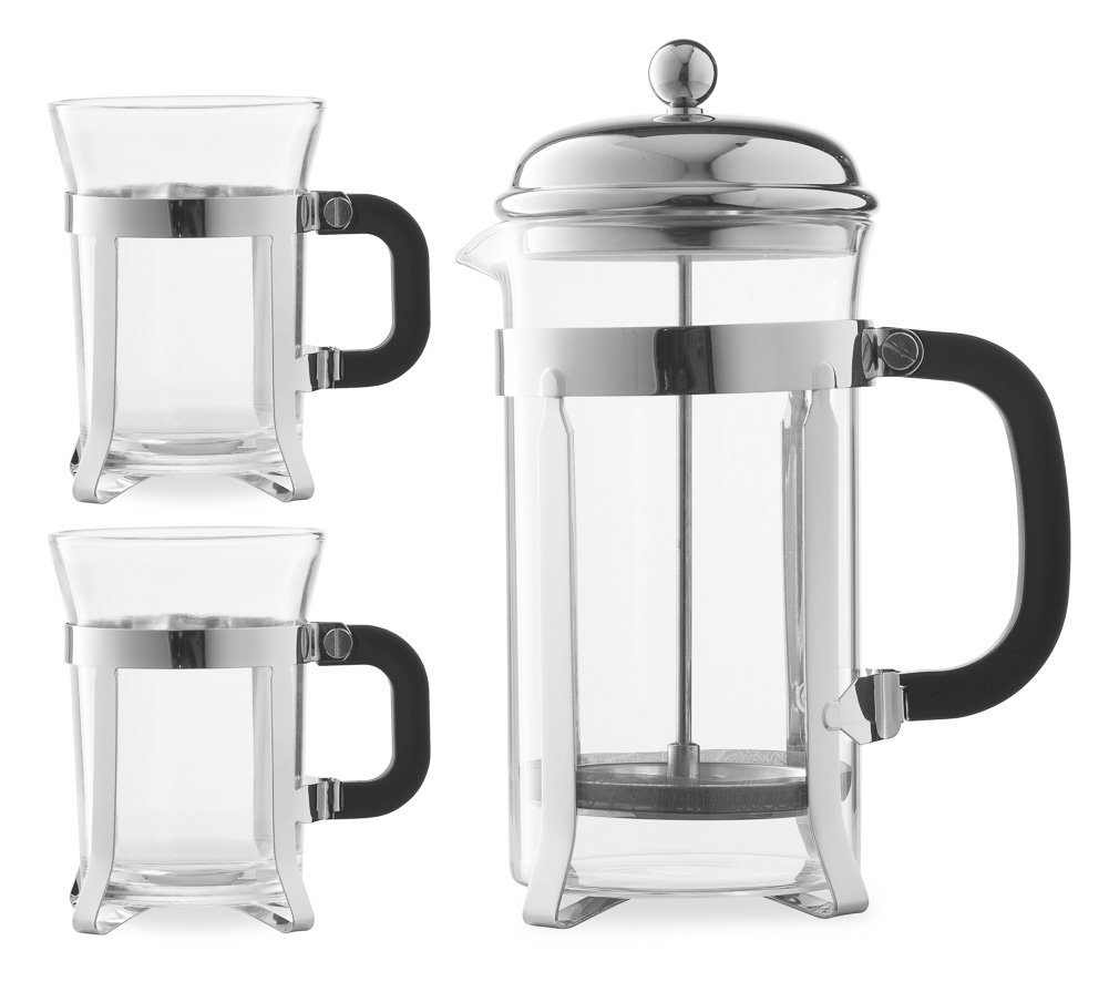 Chef's Star Premium 34oz French Coffee Press 2 Cups Set french press