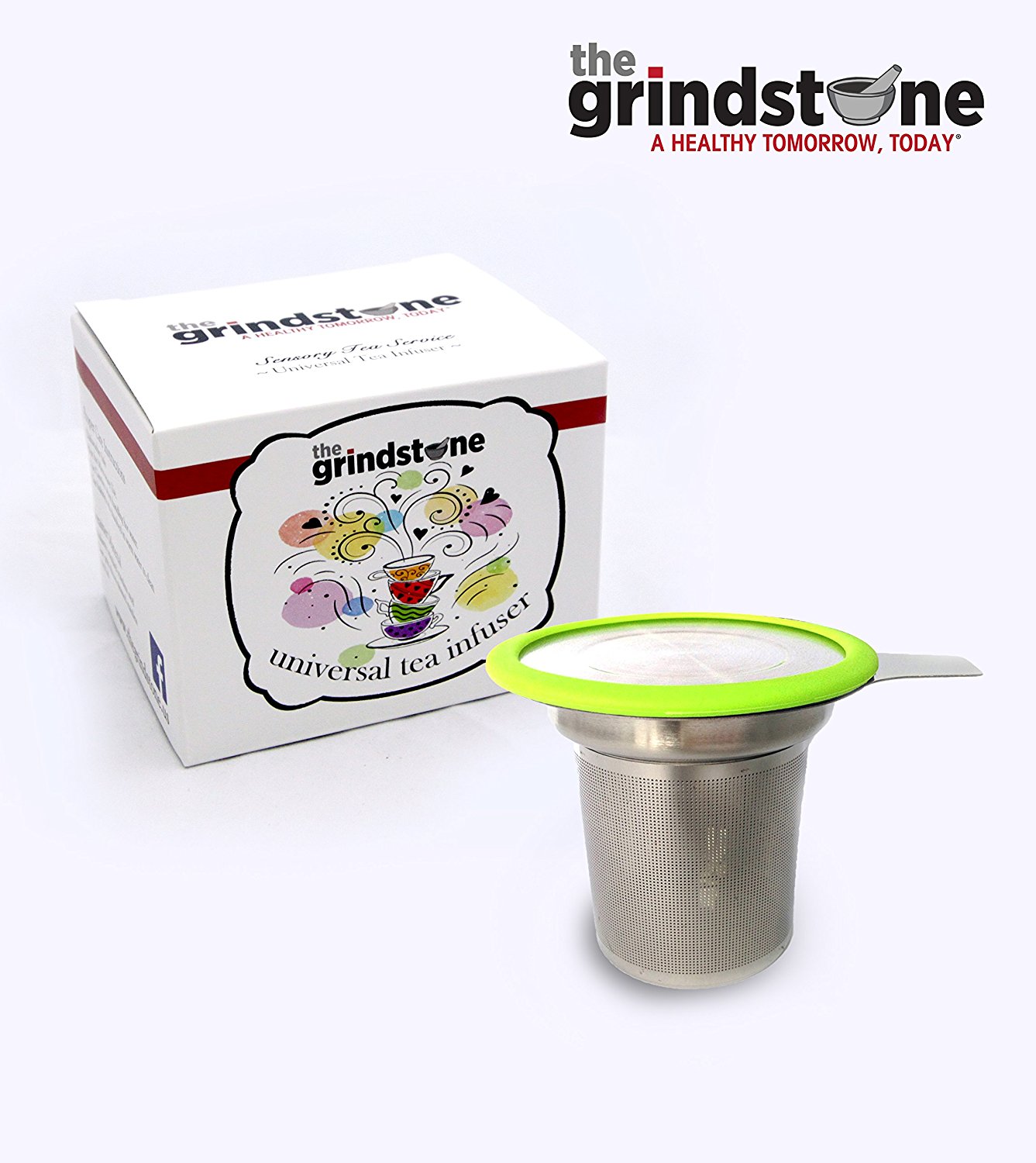 The Grindstone, Universal Tea Infuser, Easy Brewing of Loose Leaf Teas