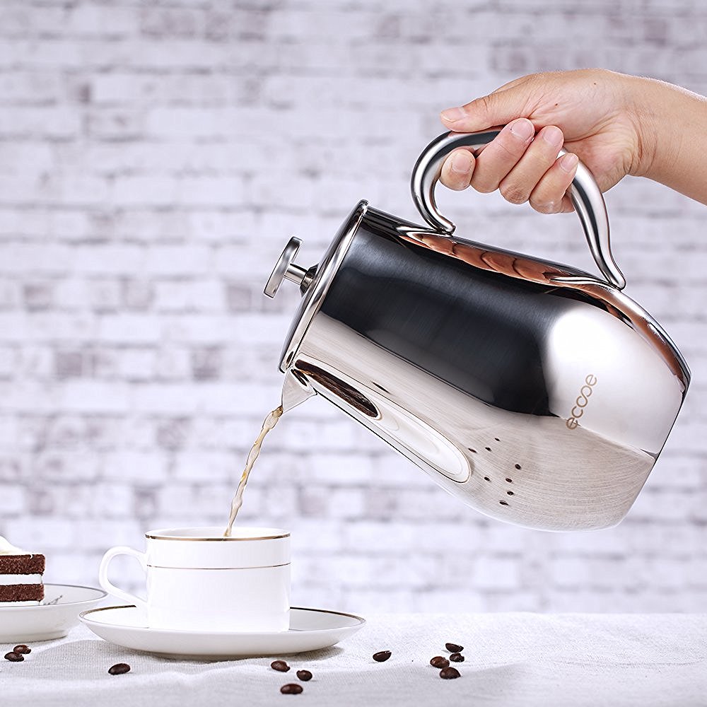 Ecooe Double Wall French Press Coffee Tea Maker Coffee Press Pot With