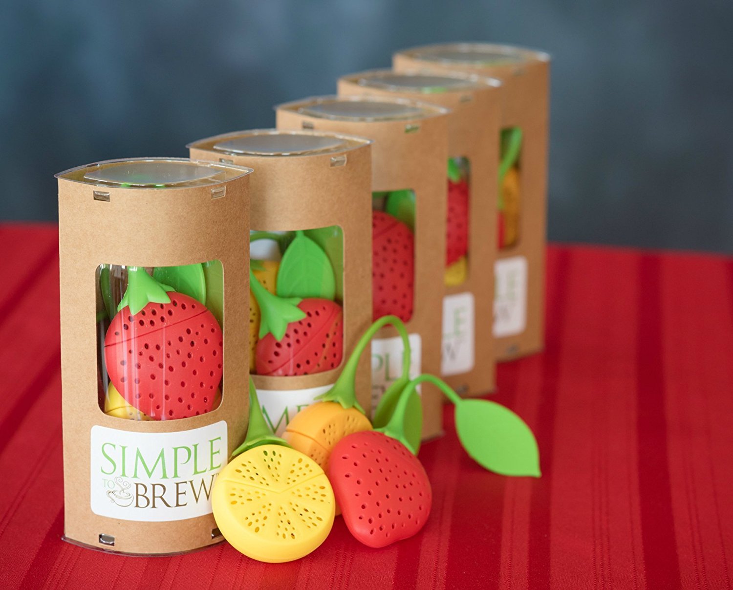 Tea Infuser Set of 3 Cute Silicone Tea Strainers by Simple To Brew