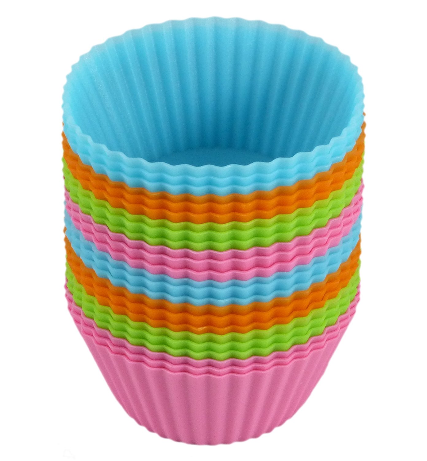 Bakerpan Silicone Standard Size Cupcake Holders, Cupcake Liners, Baking
