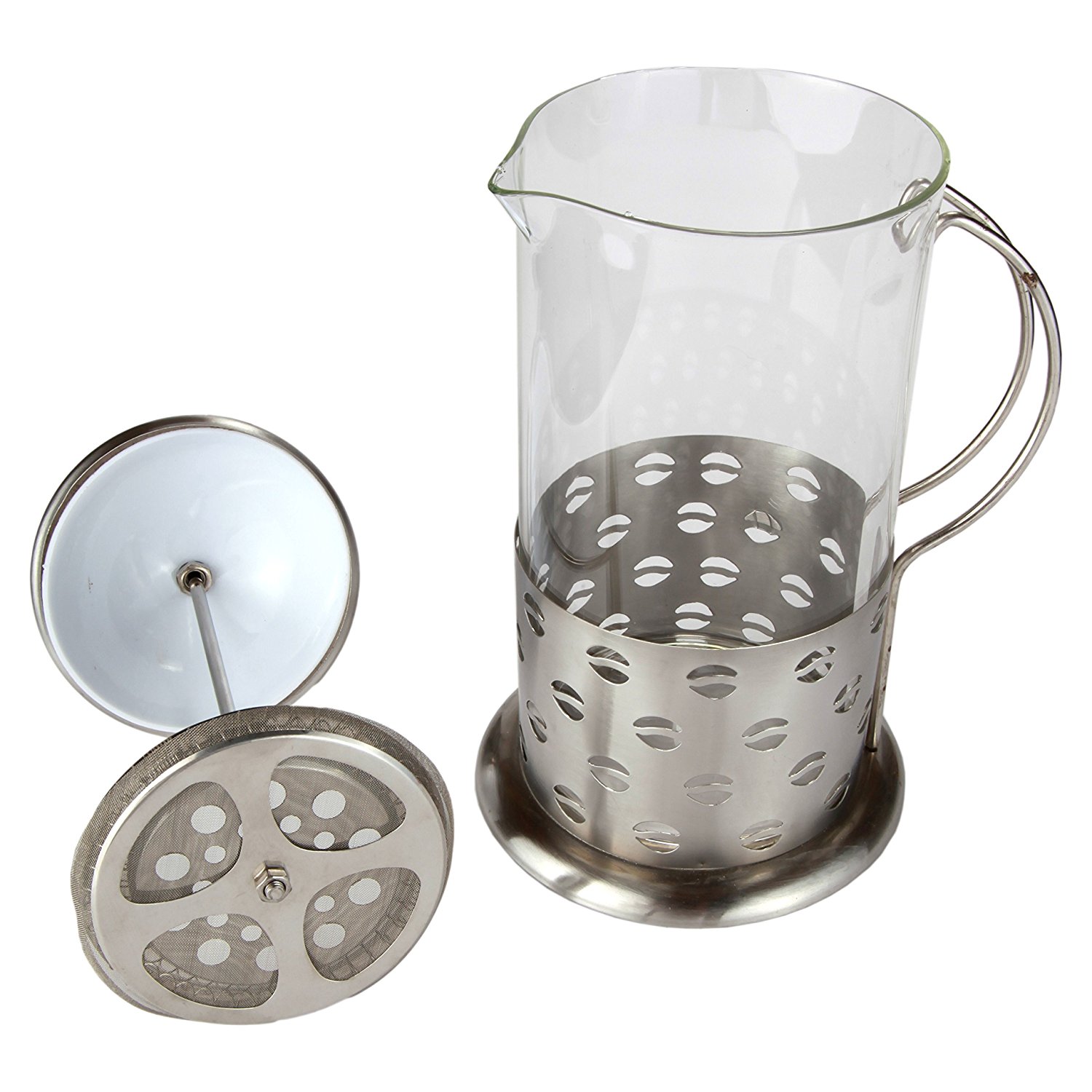 French Press 8 Cup Coffee Maker 34 Ounces (Coffee Bean) N2 free image