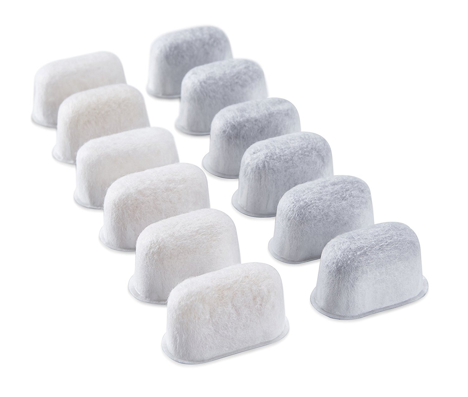 6 Charcoal Water filters plus 6 IonExchange Resin Water filters for