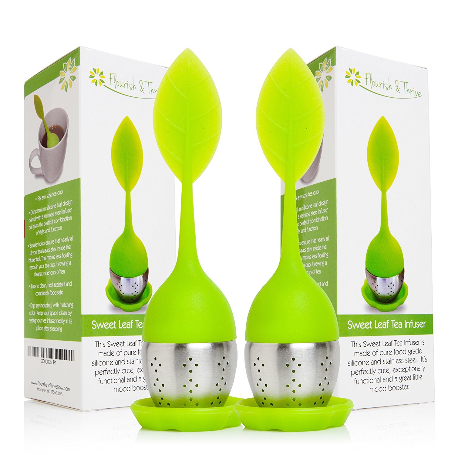 Loose Leaf Herbal Tea Infuser, Strainer Scoop 2pack, multipack