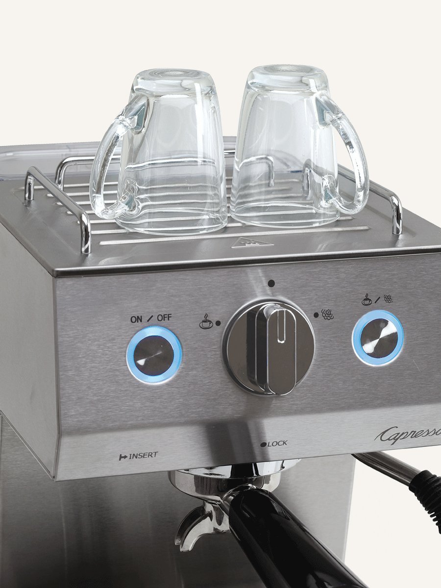 Capresso 125.05 Cafe Pro Espresso Maker, Silver N4 free image download