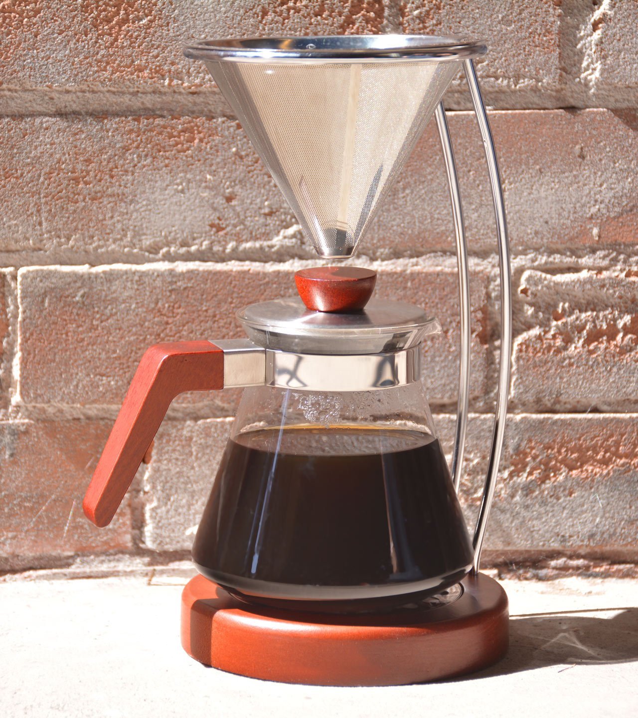 GROSCHE Frankfurt Pour Over Coffee Maker System with Reusable Filter