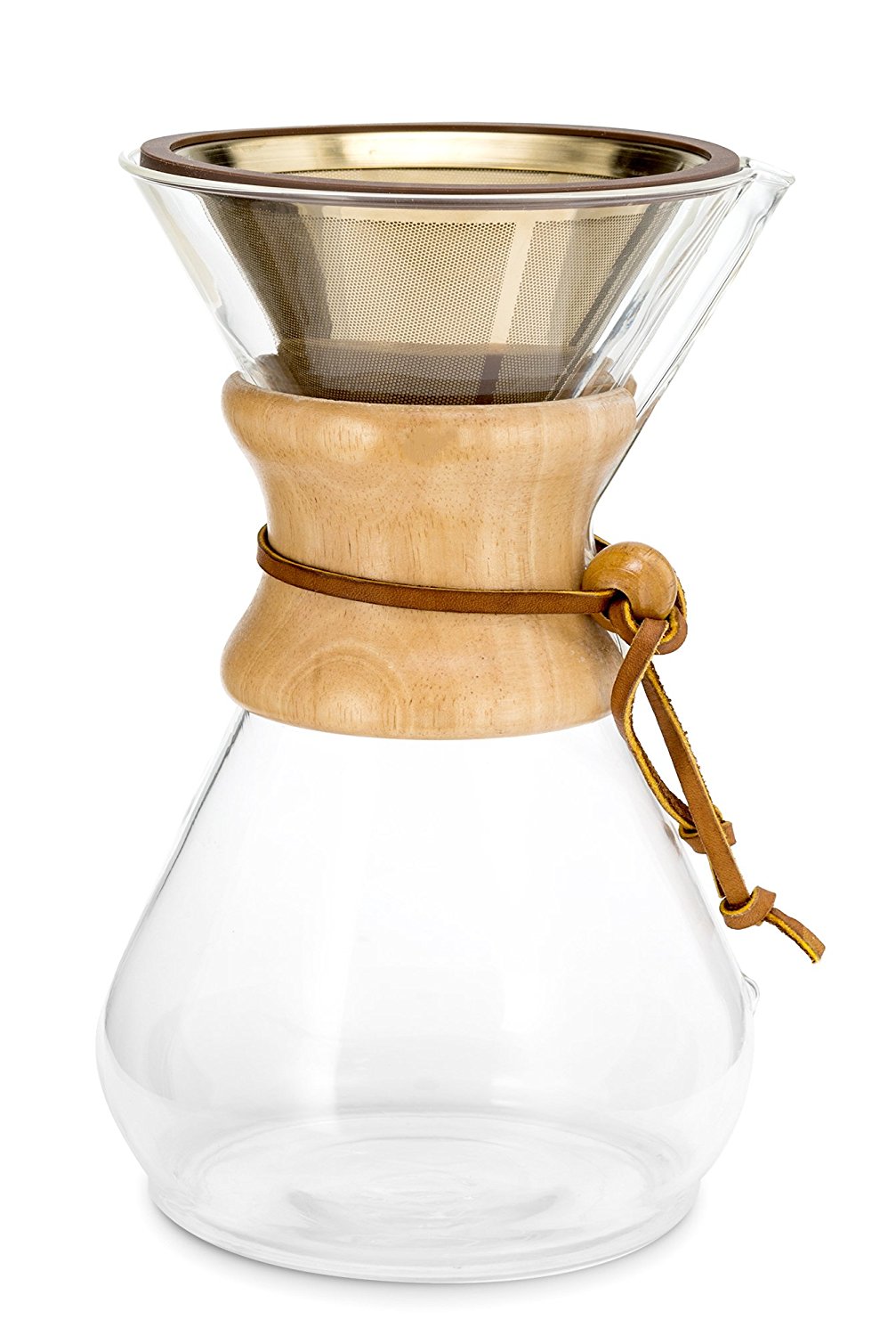 Osaka, Titanium Coated, Gold Pour Over Cone Dripper, Reusable Stainless