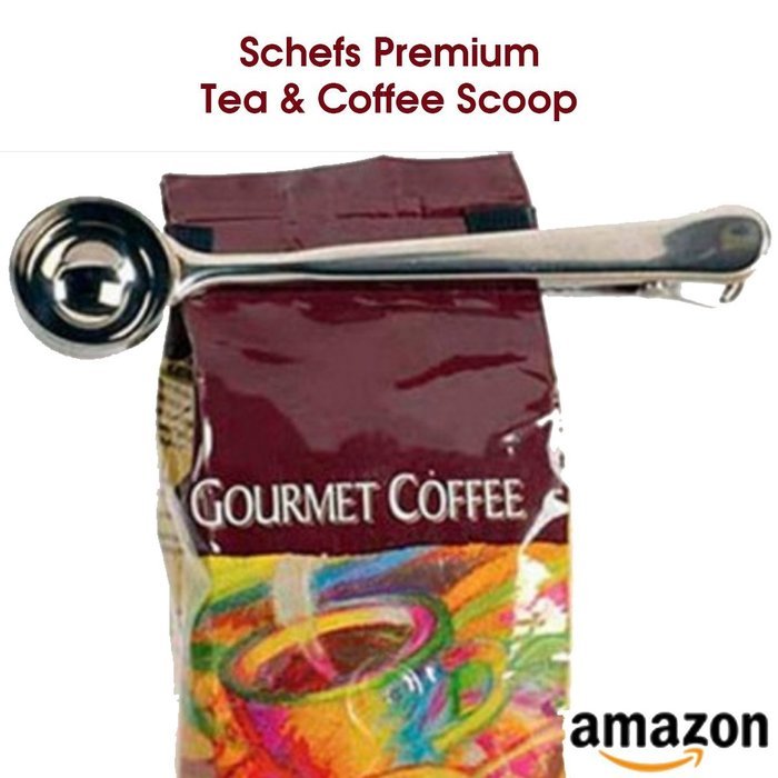 Schefs Premium Stainless Steel Coffee Scoop and Tea Scoop with