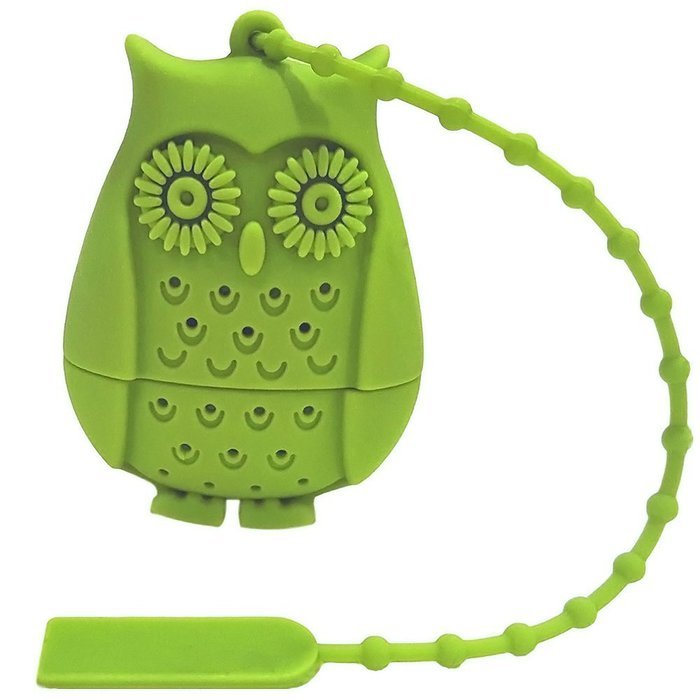 Beauty Clubs Best Silicone Strainer Owl Tea Infuser Funny Tea Filters