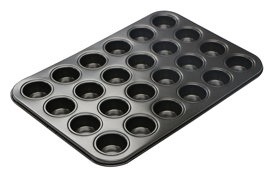 ake 24Cup 1.8inch Mini Muffin Pan, Cupcake Pan, Cake Pan, Non
