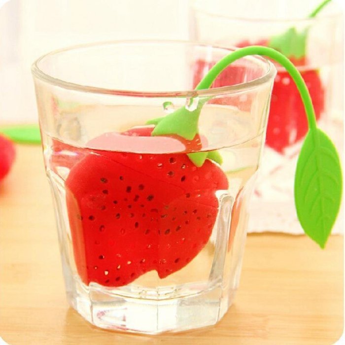 GOOTRADES Silicone Tea Leaf Strainer Herbal Spice Infuser Filter