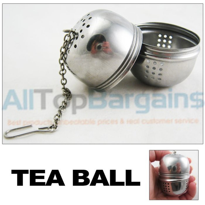 Stainless Steel Ball Tea Infuser Mesh Filter Strainer Loose Leaf Spice