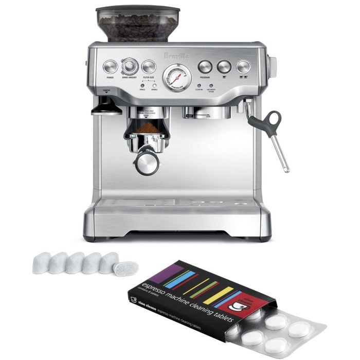 Breville BES870XL Barista Express Espresso Machine with Bonus Filters