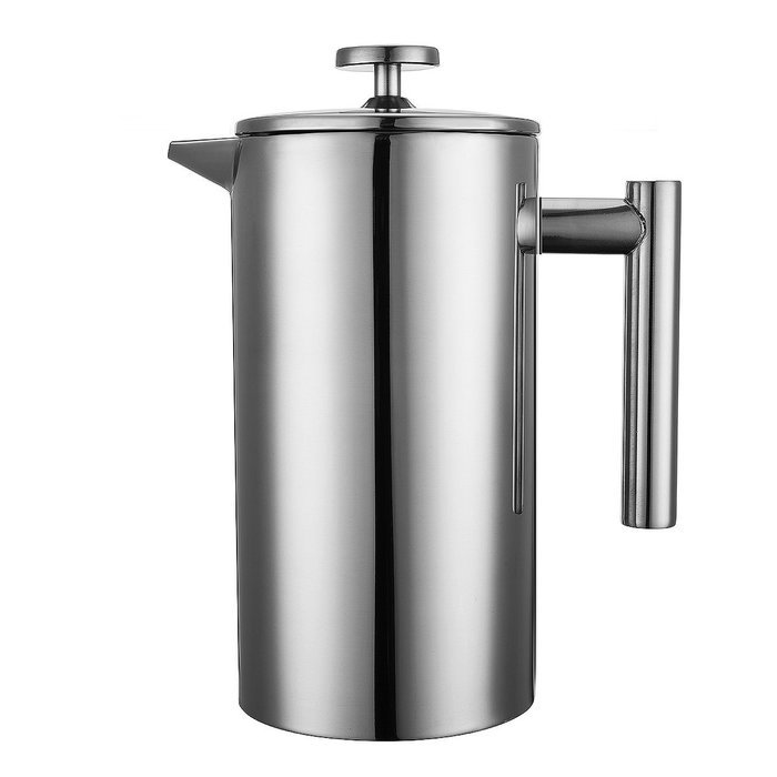 Cymas Double Wall Stainless Steel French Coffee Press,French Press