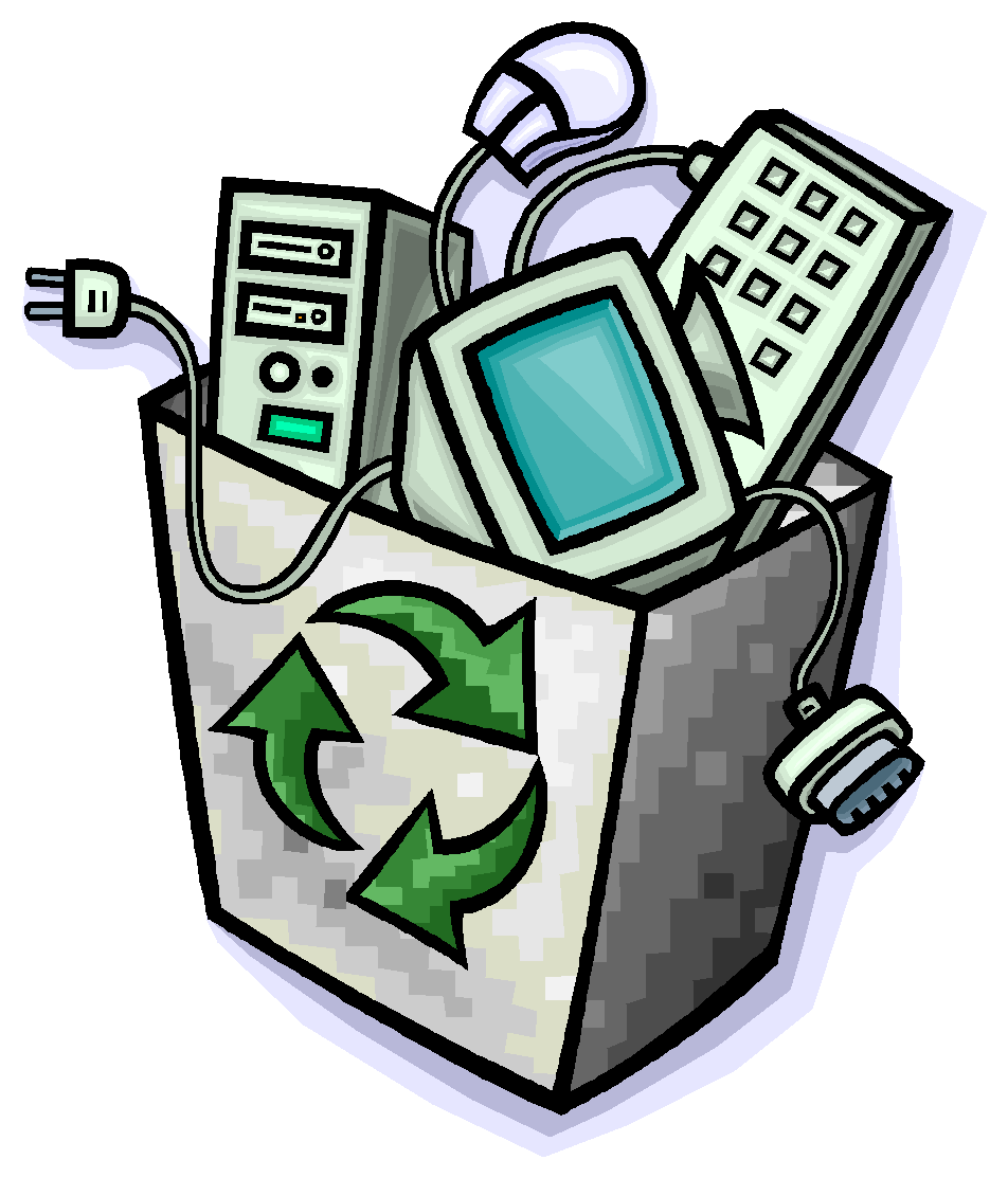 Electronic Recycling as a graphic illustration free image download