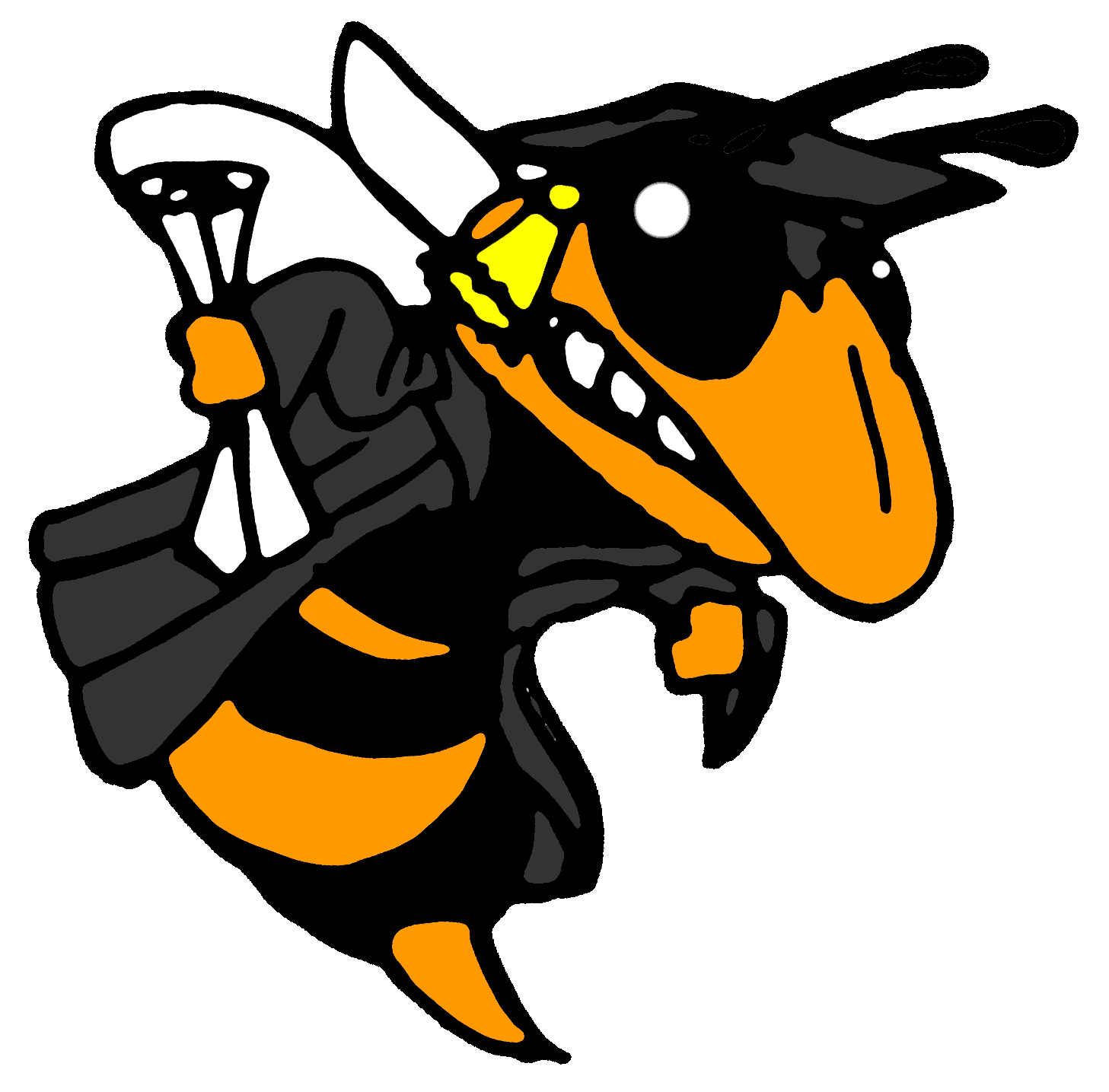 Yellow Jacket Clip Art drawing free image download