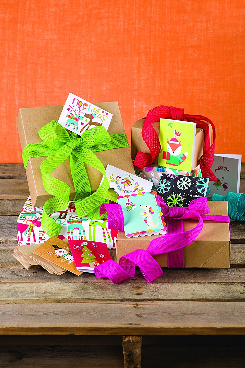 The Gift Wrap Company 1906356 Wired Burlap Ribbon, 1.5", Green Tea