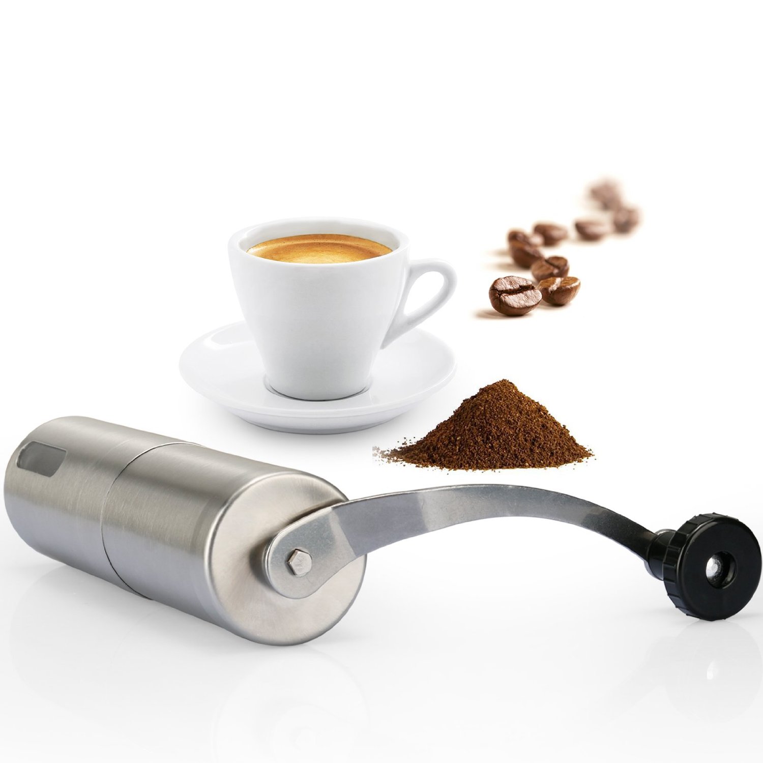 CITUS Manual Coffee Grinder with Ceramic Burr,Best Coffee Bean Grinder