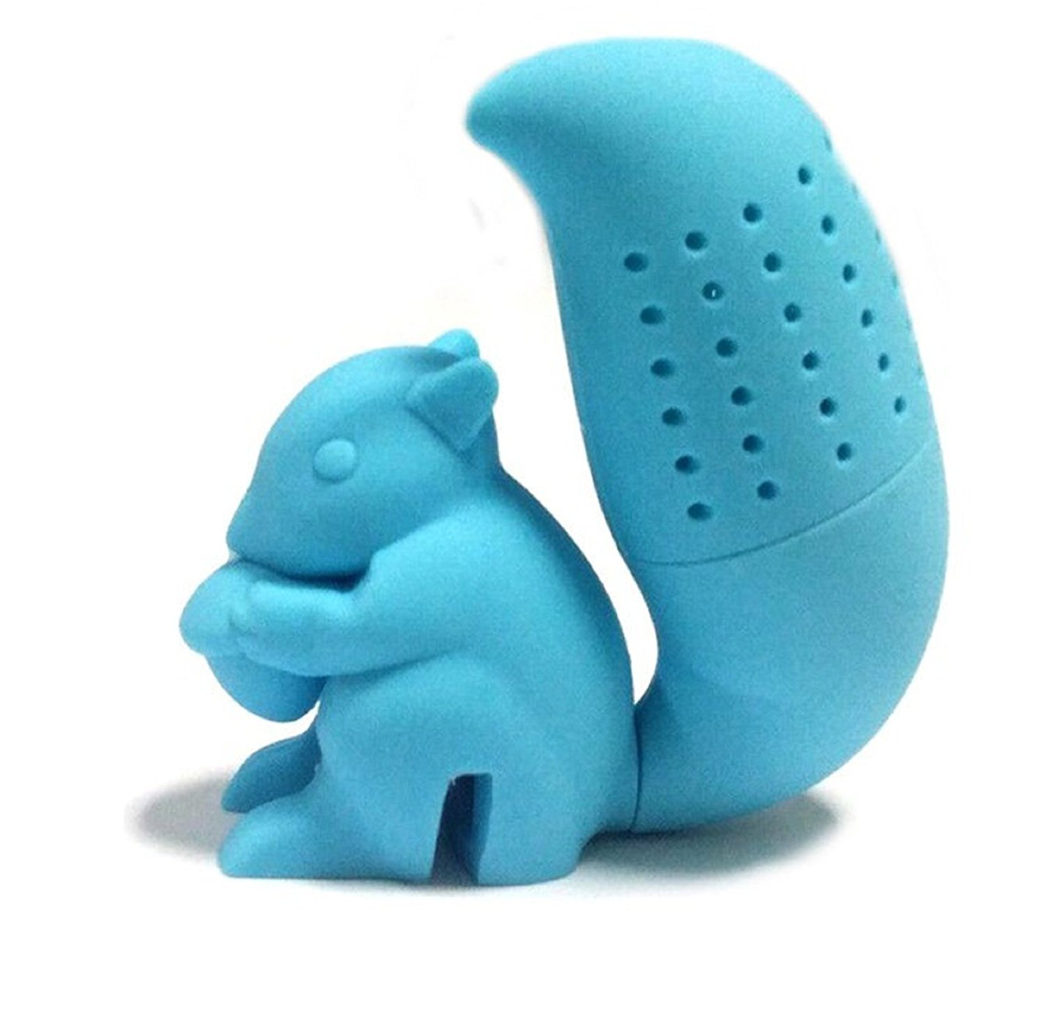 High Quality Cute Squirrel Tea Strainer Silicone Looseleaf Tea Infuser