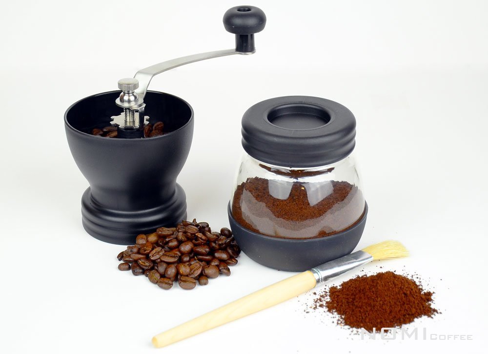 Nomi Manual Ceramic Burr Coffee Grinder Mill Hand Crank with