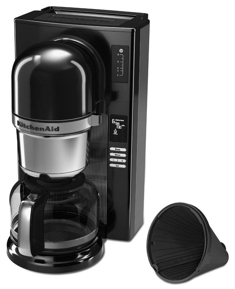 KitchenAid KCM0802CU Pour Over Coffee Brewer, Contour Silver N15 free
