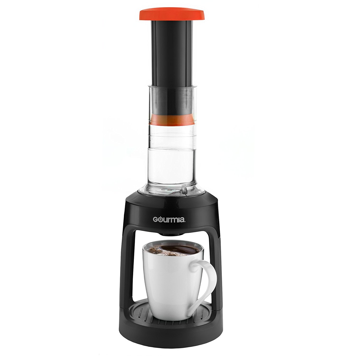 Gourmia GKCP135G Single Serve KCup Manual Hand French Press Coffee