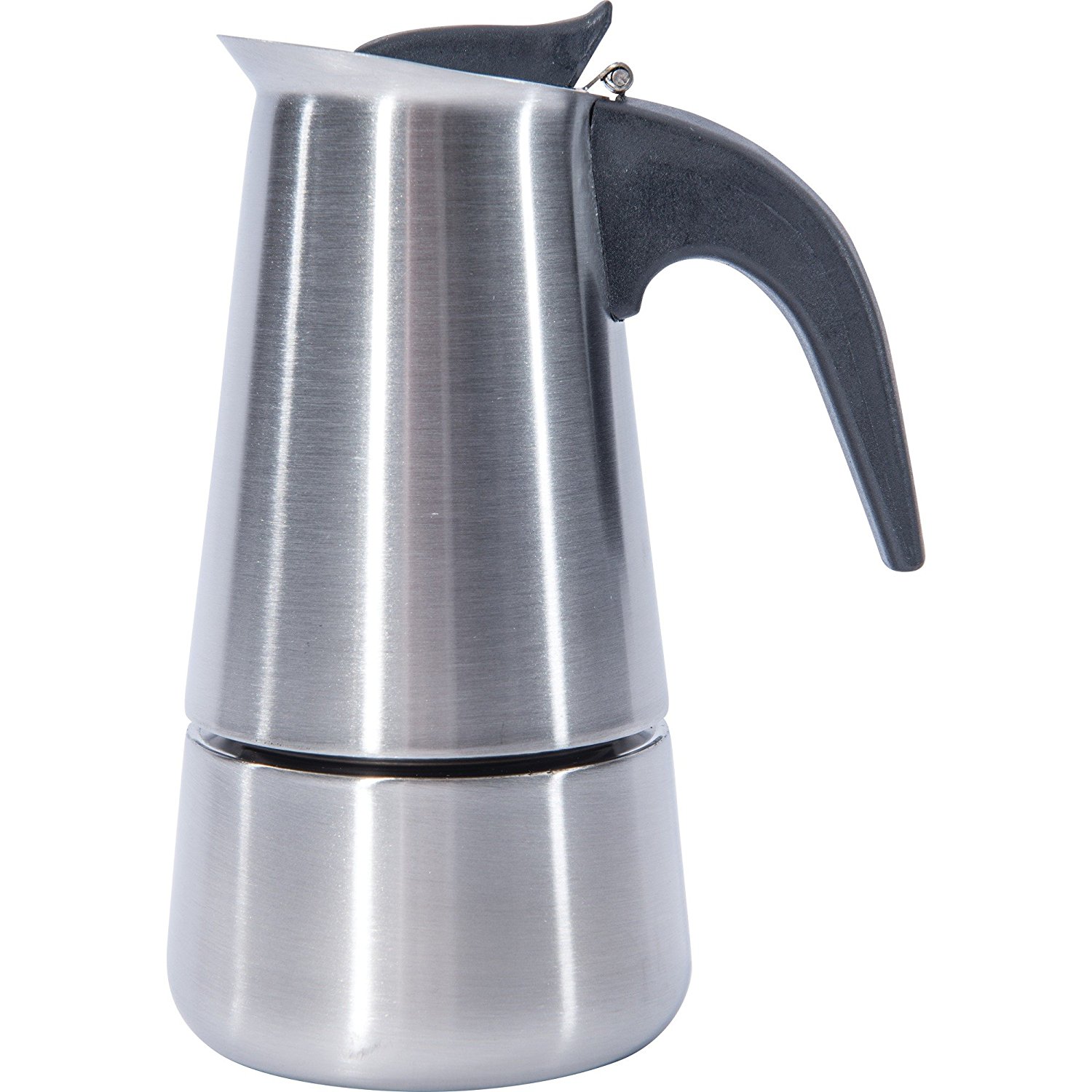 Chef KTESPMKR HeavyGauge Stainless Steel Espresso Maker, 4 Cup N4 free